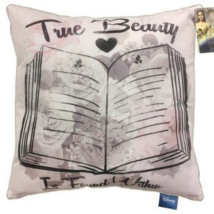 Beauty and the Beast throw pillow